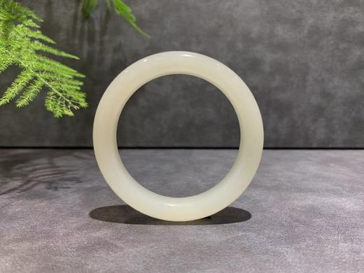 【御珠宫坊】羊脂白玉手镯54mm 商品图4