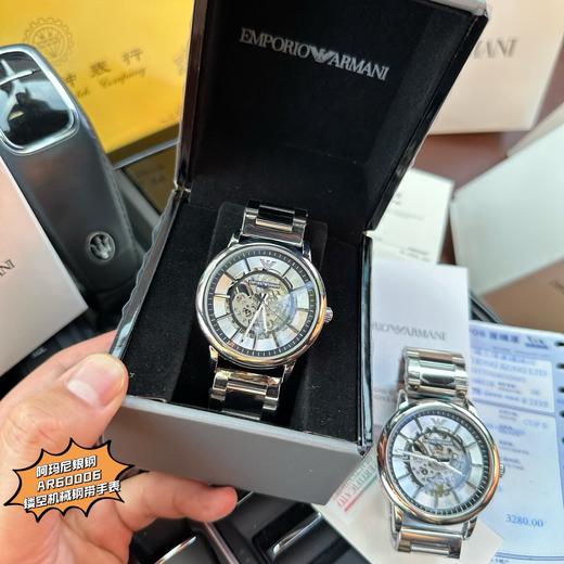 D061816镂空设计透底机械钢带手表商务男士腕表 商品图3