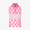 GCDS 女士字母徽标提花半拉链背心 混色 B1CW2101KH7 55 商品缩略图0