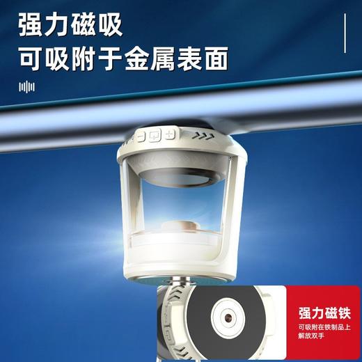 【新款蓝牙露营灯】户外小型便携露营照明 多功能防水可充电野营灯帐篷氛  商品图3
