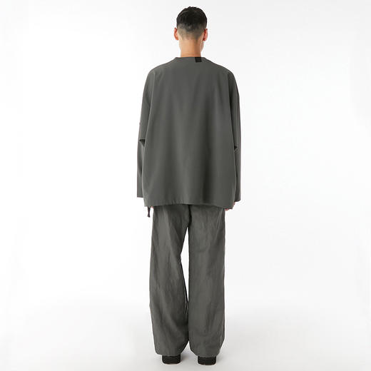 N.HOOLYWOOD LONG SLEEVE T-SHIRT 落肩廓形长袖圆领T恤 商品图3