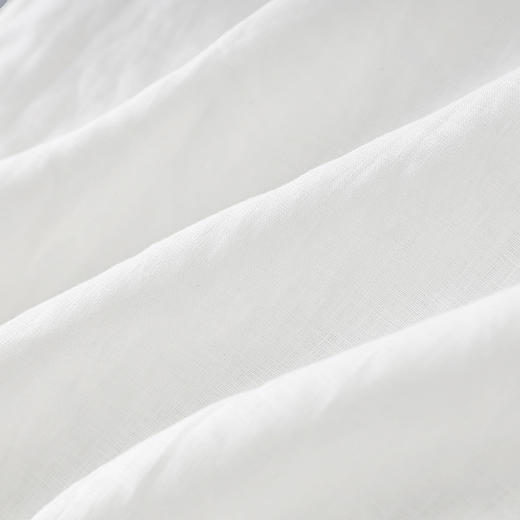 「高货wl」全新升级【铂金会员413/天猫559/差价146】(99445)洛诗琳法式亚麻镂空蕾丝T恤上衣精致花边半身裙两件套女 商品图3