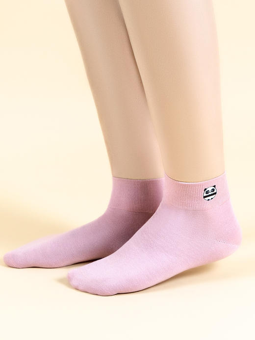 任选5双36.8元 足装秀女短筒袜春夏轻薄棉袜纯色吸汗透气女士短袜 商品图2