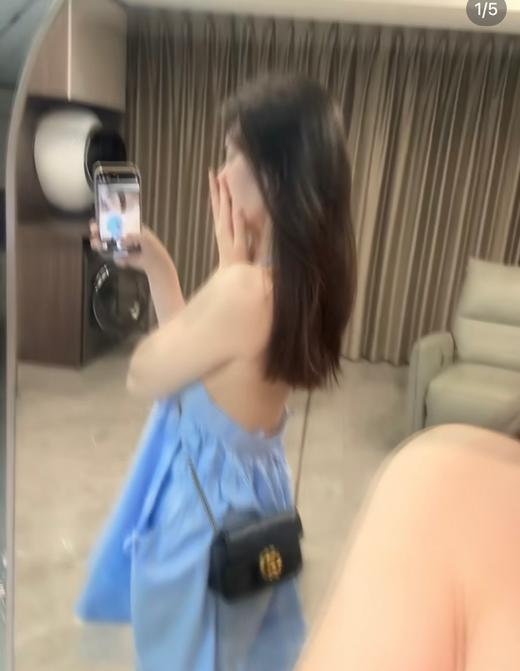 D061820时尚精典款双字母链条肩带可单肩斜挎包包女 商品图3