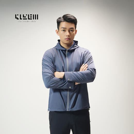 4158m 荷鲁斯之肤桑蚕丝连帽风衣 商品图0