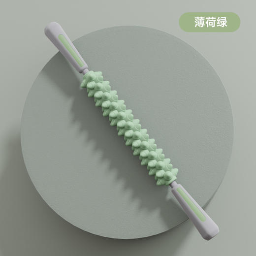【肌肉放松神器🔥】滚走酸痛，告别水肿！瑜伽按摩狼牙棒，按摩滚轴 小腿肌肉放松神器 滚轮擀大腿琅琊棒，腿部线条管理必备💪薄荷绿/暮光粉/木槿紫，全新配色颜值爆表✨  商品图7