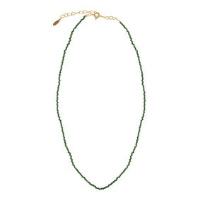 北京仓｜Hermina Athens-Emerald-绿宝石 串珠 项链［希腊设计师］