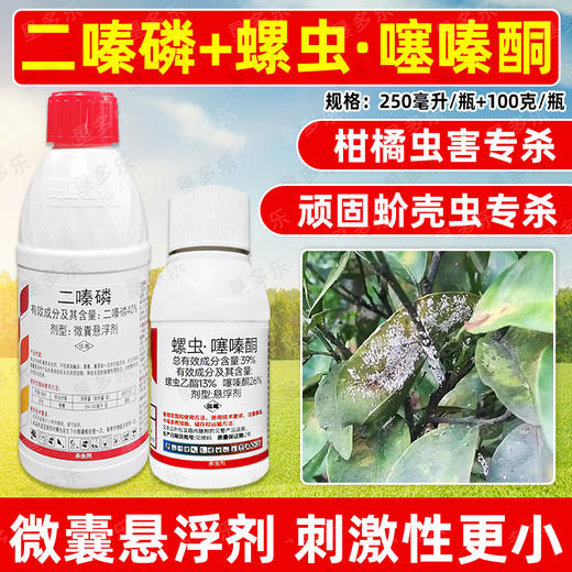 螺虫噻嗪酮二嗪磷微囊悬浮剂组合花生地下害虫蛴螬缓释熏蒸杀虫剂 商品图2