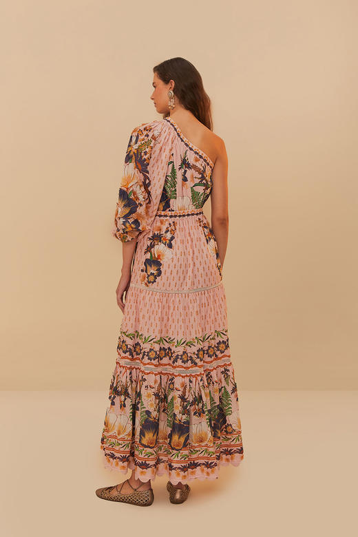 Farm Rio - Garden Maxi Dress - Pink - 女装 - 连身裙 - 粉色 商品图3