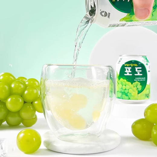 韩国进口九日牌葡萄丨草莓果汁饮料238ml 商品图3