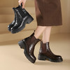 westory2024年秋冬新款英伦风厚底增高百搭马丁短靴女S24DS84821 商品缩略图7
