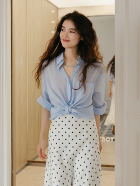 经典男友风衬衫 鲜果冰沙版 oversize天丝苎麻衬衫FCF2SHT039