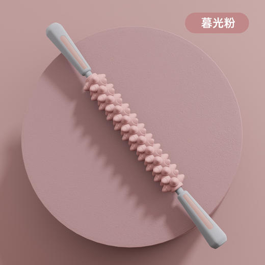 【肌肉放松神器🔥】滚走酸痛，告别水肿！瑜伽按摩狼牙棒，按摩滚轴 小腿肌肉放松神器 滚轮擀大腿琅琊棒，腿部线条管理必备💪薄荷绿/暮光粉/木槿紫，全新配色颜值爆表✨  商品图5