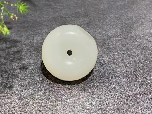 【御珠宫坊】羊脂白玉子料平安扣 商品图0