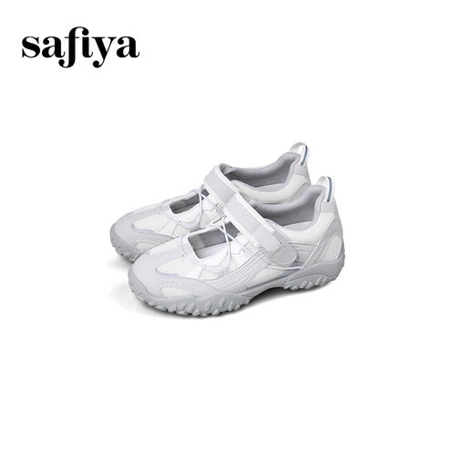 预售7天|Safiya/索菲娅2025芭蕾风魔术贴透气网面百搭机能德训休闲鞋SFD3111417 商品图8
