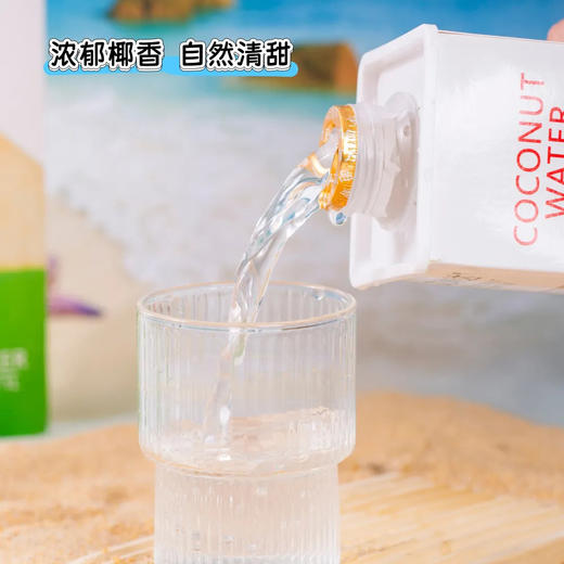 热卖！解暑神器！【大容量1L*6瓶装】 艾琳达椰子水 天然电解质 运动饮料 可DIY饮品 1瓶不到10元钱！ 商品图6