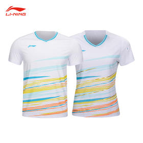 李宁 男款/女款 国际球队大赛服 比赛上衣 标准白 AAYT575/AAYT576