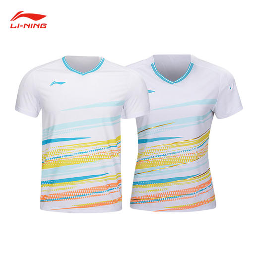 李宁 男款/女款 国际球队大赛服 比赛上衣 标准白 AAYT575/AAYT576 商品图0