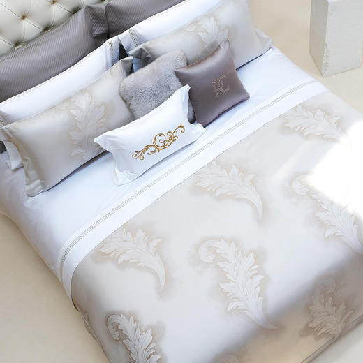 【ROYALCOVER】罗卡芙欧式巴洛克风120S意大利进口面料四件套 艾拉 商品图2