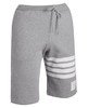 THOM BROWNE 汤姆·布朗 男士经典条纹系带休闲短裤 灰色 MJQ012H 00535 商品缩略图0