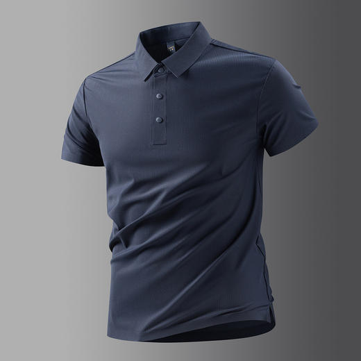 【凉感抗菌抗皱】罗蒙男士夏季短袖polo衫百搭舒适休闲商务男t恤运动短袖 商品图3