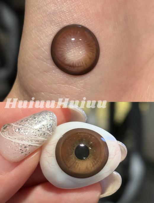 【店主实拍】Liliyacon-大直径新品-金碧琉璃/南洋琥珀-14.5mm【半年抛 0-1000度 含525/575】 商品图4