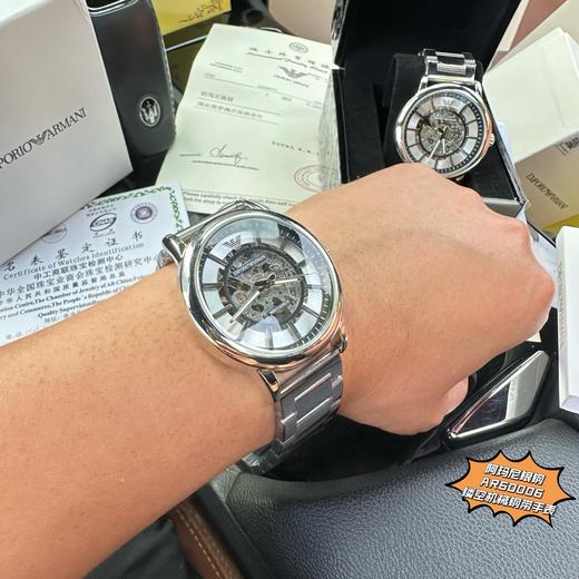 D061816镂空设计透底机械钢带手表商务男士腕表 商品图5