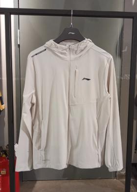 李宁防晒衣2025春夏新男子健身系列凉感舒适连帽运动外套AFDVF11