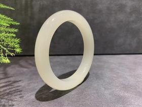 【御珠宫坊】羊脂白玉手镯54mm