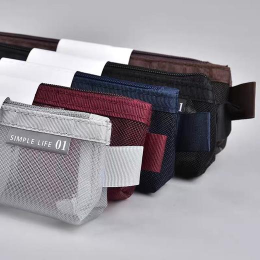 邦思特A6-21加厚网纱笔袋(颜色随机) 商品图2