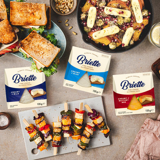 【布吕埃特】德国原装进口 红纹/白纹/蓝纹奶酪125g/盒 GF 零碳水即食烹饪 冷鲜不支持7天无理由 商品图9