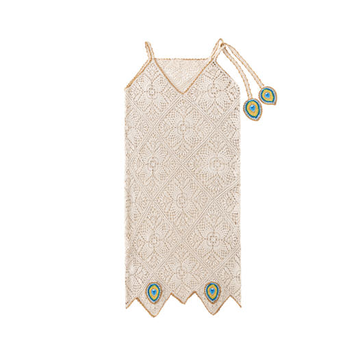 苏苏姐家雀翎背心裙手工DIY钩针纯棉蕾丝线毛线团自制材料包 商品图5