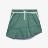 GCDS 女士字母徽标标签细条纹迷你短裙 绿色 B1CW3203JH4 85 商品缩略图0