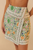 Farm Rio - Folk Floral Mini Skirt - Off-White - 女装 - 短裙 - 白色 商品缩略图0
