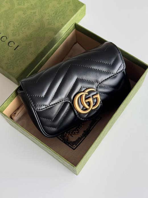 D061820时尚精典款双字母链条肩带可单肩斜挎包包女 商品图5