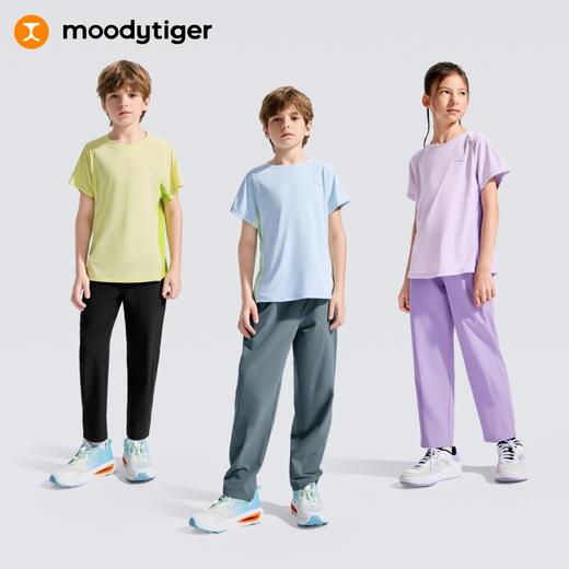 【DR暑假】moodytiger儿童25夏新软糯亲肤防勾丝撞色T恤52510112 商品图3