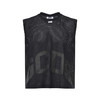 GCDS 男士字母徽标印花涤纶混纺背心 黑色 B1CM2806JI3 99 商品缩略图0