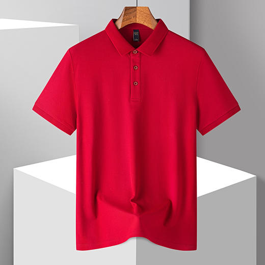 【100棉】罗蒙男士纯棉Polo衫t恤男夏季商务休闲舒适透气polo衫男短袖 商品图3