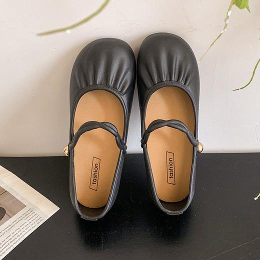 【可甜可酷！日常通勤】平底跟包头玛丽珍凉拖鞋女新夏季法式气质凉鞋配裙子半托单鞋。ry 商品图6