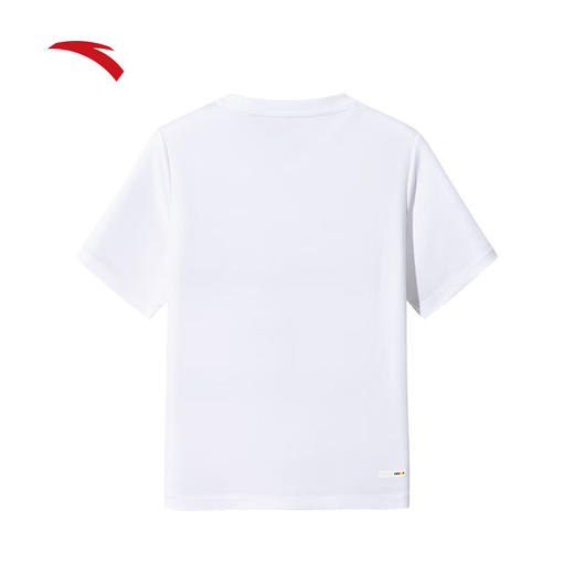 安踏针织短袖t恤女装夏季新款简约印花休闲运动上衣162538110 商品图1