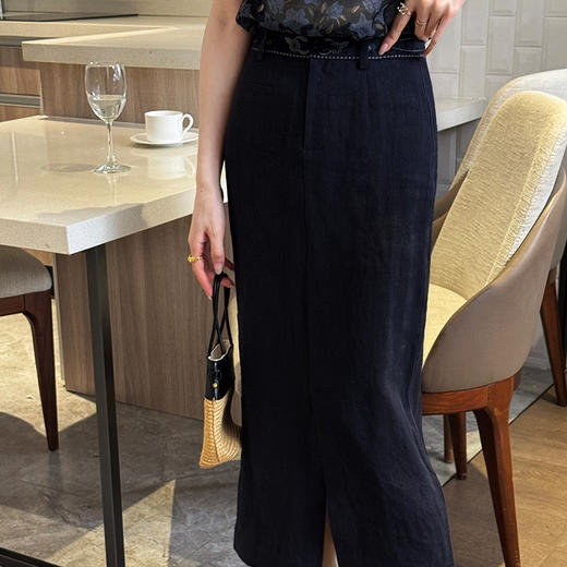 【不退不换】良木礼亚麻半裙（19032） 商品图2