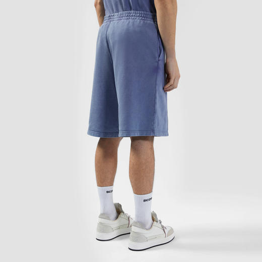 GCDS 男士字母徽标标签棉质休闲短裤 深紫色 B1CM3102JH6 69 商品图2