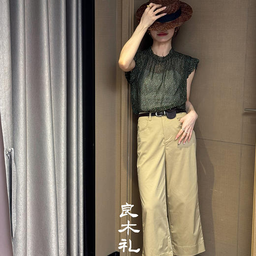 【预售7天】良木礼真丝无袖上衣（19160） 商品图2