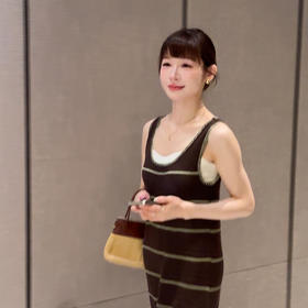 【预售7天】良木礼针织吊带裙（7802）