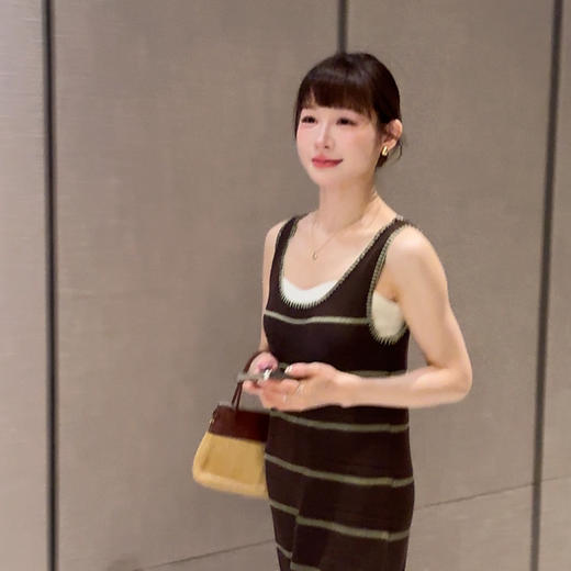 【预售7天】良木礼针织吊带裙（7802） 商品图0