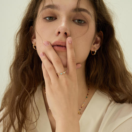 ARSIS银饰丨 秘密花园系列 缤纷派对戒指 商品图4