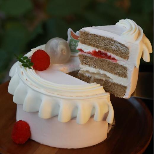 二人食荔枝覆盆子玫瑰园半磅蛋糕 商品图1