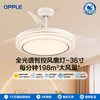 OPPLE欧普照明潇风餐厅风扇灯全光谱奶油风全面出光卧室隐形吊扇灯潇风 商品缩略图0