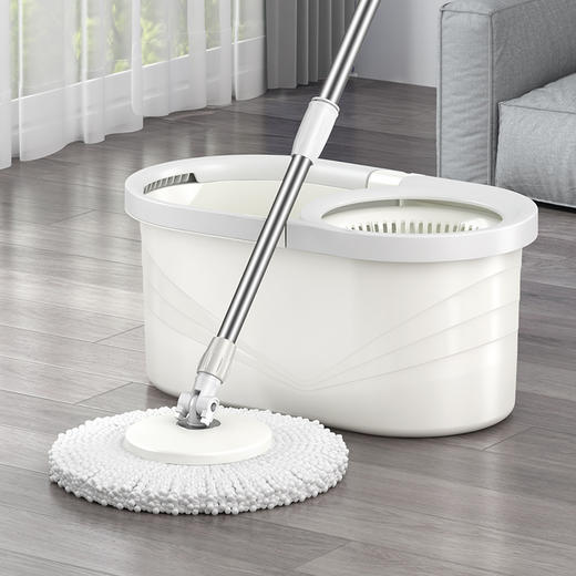 【甩水拖】美丽雅旋转拖把家用免手洗自动旋转甩水地拖懒人神器甩水拖把桶 商品图5