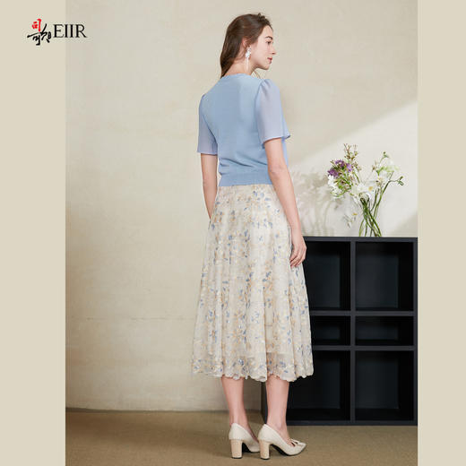 司歌刺绣绣花半裙伞裙优雅C911134X 商品图3